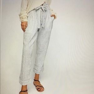 Free People Rumors Yarn Dye Harem Pants